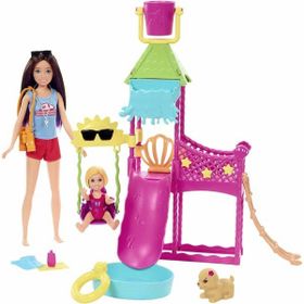 Barbie HKD80 Skipper'ın Su Parkı Eğlencesi Oyun Seti
