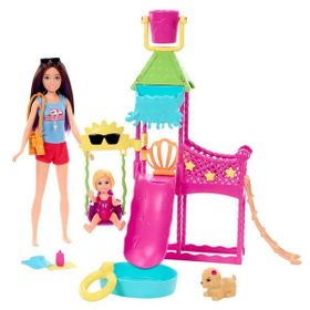 Barbie HKD80 Skipper'ın Su Parkı Eğlencesi Oyun Seti
