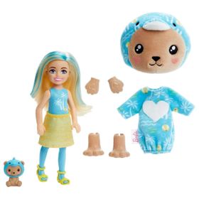 Barbie HKR17- HRK30 Cutie Reveal Bebekler Chelsea Sevimli Kostümler Serisi