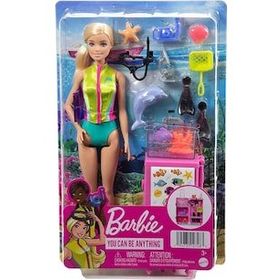 Barbie HMH26 Kariyer Deniz Biyoloğu ve Mobil Laboratuvar Oyun Seti