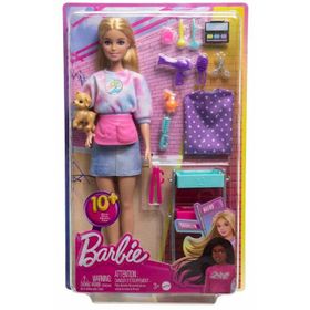 Barbie HNK95 Malibu Stilist Bebek Oyun Seti