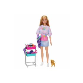 Barbie HNK95 Malibu Stilist Bebek Oyun Seti