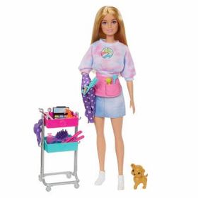 Barbie HNK95 Malibu Stilist Bebek Oyun Seti