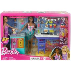 Barbie HNK99 Brooklyn ve Malibu Bebekleri Oyun Seti