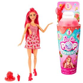 Barbie HNW40 HNW43 Pop Reveal Meyve Serisi Karpuz Bebek