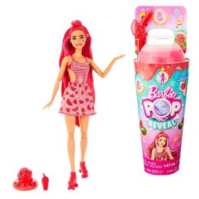Barbie HNW40 HNW43 Pop Reveal Meyve Serisi Karpuz Bebek