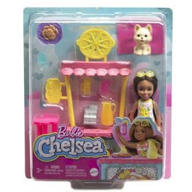 Barbie HNY60 Chelsea Limonata Standı ve Oyuncak Bebek