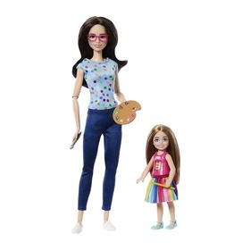 Barbie HRG48 Barbie ve Chelsea Sanat Atölyesi Oyun Seti