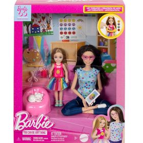 Barbie HRG48 Barbie ve Chelsea Sanat Atölyesi Oyun Seti