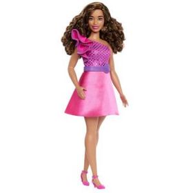 Barbie HRH22 Payetli Pembe Elbiseli Büyüleyici Parti Bebeği