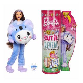 Barbie HRK22-HRK26 Cutie Reveal Bebekler şirin Kostümler Serisi Koala Tavşan