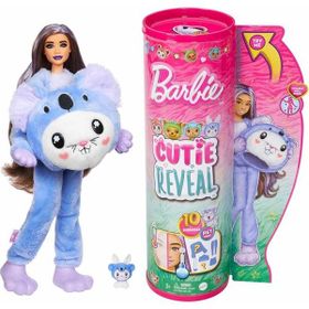 Barbie HRK22-HRK26 Cutie Reveal Bebekler şirin Kostümler Serisi Koala Tavşan