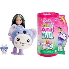 Barbie HRK27-HRK31 Cutie Reveal Bebekler Chelsea Şirin Kostümler Serisi Koala Tavşan