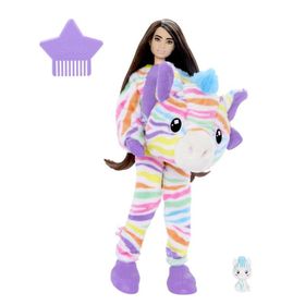 Barbie HRK39 Cutie Reveal Barbie Rüya Renkler Serisi Zebra