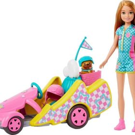 Barbie HRM08 Stacıe Go Kart Yapıyor Oyun Seti