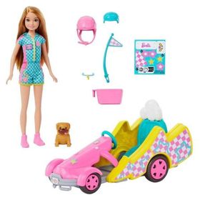 Barbie HRM08 Stacıe Go Kart Yapıyor Oyun Seti