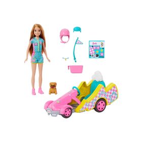Barbie HRM08 Stacıe Go Kart Yapıyor Oyun Seti