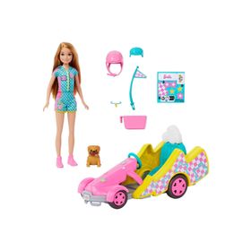 Barbie HRM08 Stacıe Go Kart Yapıyor Oyun Seti