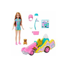 Barbie HRM08 Stacıe Go Kart Yapıyor Oyun Seti