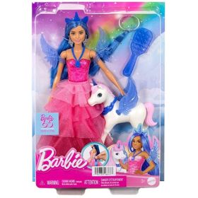Barbie HRR16 Bunny Mavi Saçlı Prenses Bebek