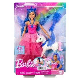 Barbie HRR16 Bunny Mavi Saçlı Prenses Bebek