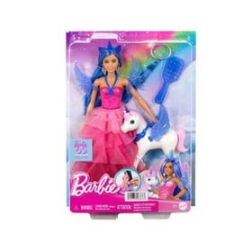 Barbie HRR16 Bunny Mavi Saçlı Prenses Bebek