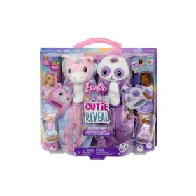 Barbie HRY15 Cutie Reveal Pijama Partisi Oyun Seti