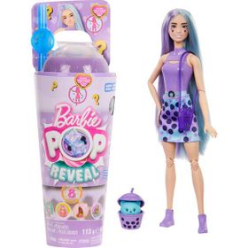 Barbie HTJ19 Pop Reveal Bubble Tea Serisi - Taro Milk