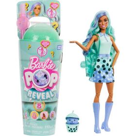 Barbie HTJ21 Pop Reveal Bubble Tea Serisi - Green Tea