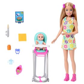 Barbie HTK35 Barbie Skipper Bebek Bakıcısı Oyun Seti