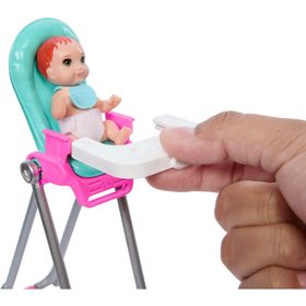 Barbie HTK35 Bebek Bakıcısı Skipper ve Aksesuarları Oyun Setleri