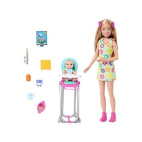 Barbie HTK35 Bebek Bakıcısı Skipper ve Aksesuarları Oyun Setleri