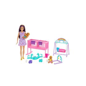 Barbie HXM99 Skipper İkiz Bebekler Bakımı Oyun Seti