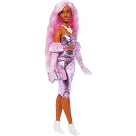 Barbie HYV25 Deluxe Style Pembe Saçlı Bebek