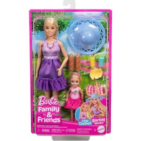Barbie JBF43 Barbie Malibu ve Chelsea ve Aksesuarları Set
