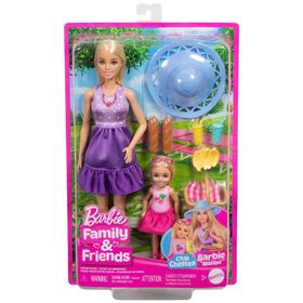 Barbie JBF43 Barbie Malibu ve Chelsea ve Aksesuarları Set