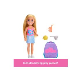 Barbie JBF46 Chelsea Sırt Çantası Olabilen Cupcake Oyun Seti