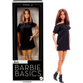Barbie JBH72 Basics Kumral Kısa Saçlı İkonik Koleksiyon Bebek