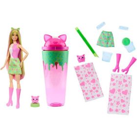 Barbie JCN85-JCN88 Pop Reveal Shake Serisi Pembe Kedi