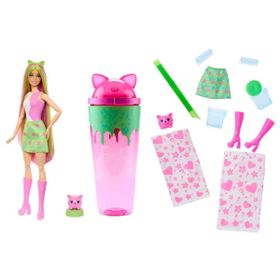 Barbie JCN85-JCN88 Pop Reveal Shake Serisi Pembe Kedi