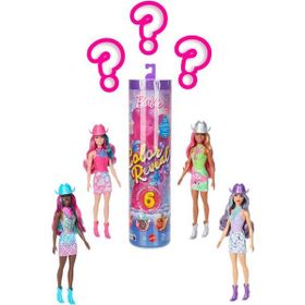 Barbie JCP01 Color Reveal Renk Değiştiren Sürpriz Disco Star Serisi Bebek Oyun Seti