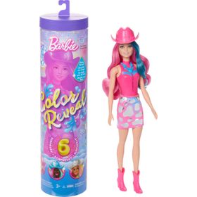 Barbie JCP01 Color Reveal Renk Değiştiren Sürpriz Disco Star Serisi Bebek Oyun Seti