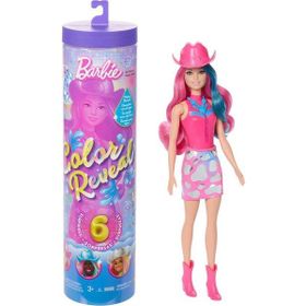 Barbie JCP01 Color Reveal Renk Değiştiren Sürpriz Disco Star Serisi Bebek Oyun Seti