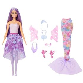 Barbie JCP74 Deniz Kızı 3in1 Kostüm Seti