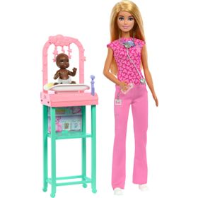 Barbie JCR72 Doktor Bebek Bakım Temalı Kariyer Oyun Seti