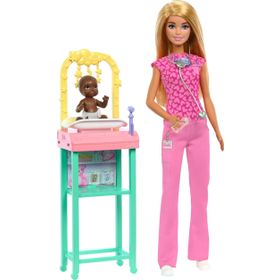 Barbie JCR72 Doktor Bebek Bakım Temalı Kariyer Oyun Seti