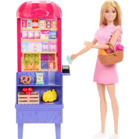 Barbie JCT05 Barbie ve Teresa'nın Dostluk Tarifi Malibu Markette Bebek ve Oyun Seti