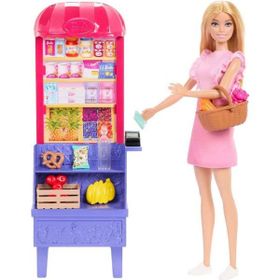 Barbie JCT05 Barbie ve Teresa'nın Dostluk Tarifi Malibu Markette Bebek ve Oyun Seti