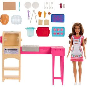Barbie JCT06 Barbie ve Teresa Recipe For Friendship Teresa ve Mutfağı Oyun Seti