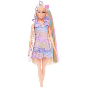 Barbie JCT72 Barbie Upuzun Muhteşem Saçlı Bebek Saç Tasarım Oyun Seti
